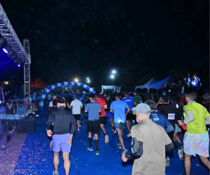 Marathon panoramic view